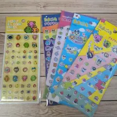 正規品　たまごっち　DROP BLOCK SEAL 　プチプチシール　5枚セット