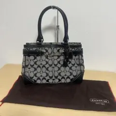 【美品】COACHシグネチャー コーチ トート　ハンドバッグ　フリンジ　タッセル