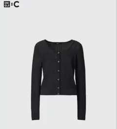 UNIQLO C レースラウンドネックショートカーディガン