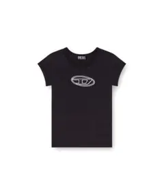 DIESEL オーバルDロゴ 半袖Tシャツ ブラックのサムネイル