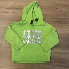 BABY DOLL フード付きトレーナー 90 蛍光グリーン