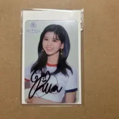 niziu リク 直筆サイン サイン クリアカード w会員特典