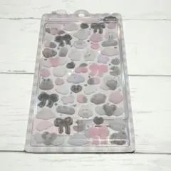 ☆新品未使用☆ クーリア しろくろ ふわふわドロップシール フロッキーシール