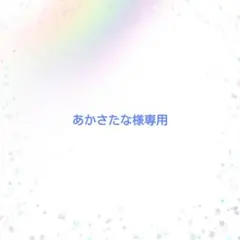 あかさたな様専用ページ。