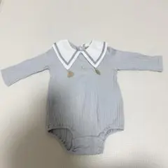 襟付きロンパース