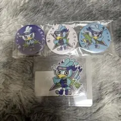 スカイピース 忍ジャック 缶バッジセット3個+ステッカー