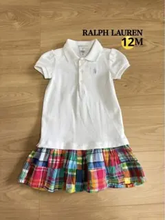 週末限定お値下げ中！RALPH LAUREN 半袖ワンピース 12M