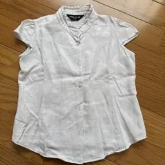 COMME CA ISM 半袖シャツ 110A ライトグレー