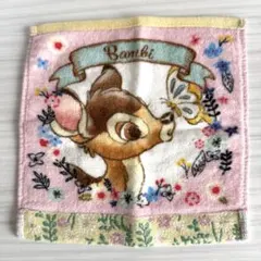 ディズニー　バンビ　ミニタオル