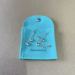希少 TIFFANY ティファニー ピアス キューブ スクエア ブロック 925