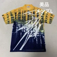 YONEX ヨネックス ゲームシャツ メンズ Lサイズ 総柄
