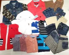 男の子　90 95 100　ズボン　シャツ　アウター　まとめ売り　16点