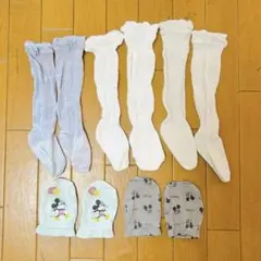‼️最安値５点‼️Disney ミッキーマウス　ミトン　手袋　靴下　男の子ベビー　青
