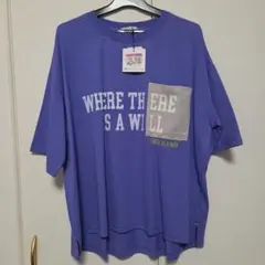 le colis 半袖 Tシャツ パープル オーバーサイズのサムネイル