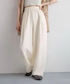 新品タグ付/LOWRYS FARM/カットイージーコクーンパンツ２