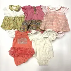 ベビー服　女の子　5点セット　ロンパース　サイズ80cm