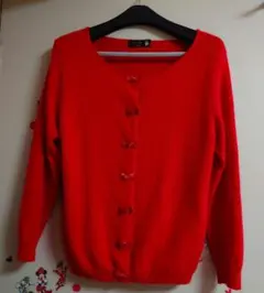 【franchelippee black】リボンカーディガン（FL5サイズ）