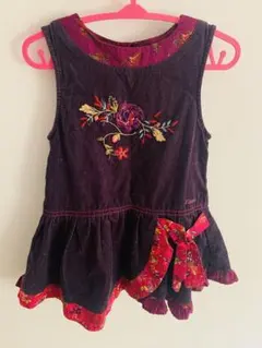 Kenzo こども服　ワンピース　刺繍　かわいい　珍しいのサムネイル