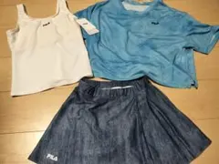 フィラ(FILA) セパレート水着女の子 Tシャツ付セパレート3点セット　新品