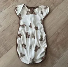 くま柄　スワドル