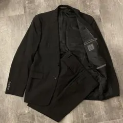 Calvin Klein　黒ストライプ　スーツ　36