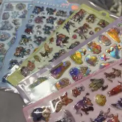 ディズニー ぷっくりシール ボンボンドロップシール ウォーターシール 5枚セット