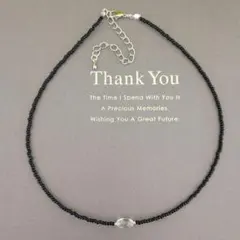 水晶×TOHOシードビーズチョーカー・ネックレス　ハンドメイド