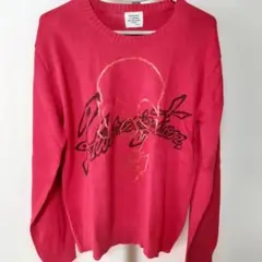 abx. スカルプリント ニットセーター ピンクのサムネイル