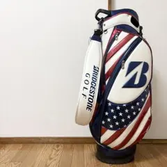 BRIDGESTONE GOLF キャディバッグ アメリカ国旗デザインのサムネイル