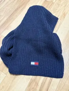 TOMMY HILFIGER マフラー　ネイビー