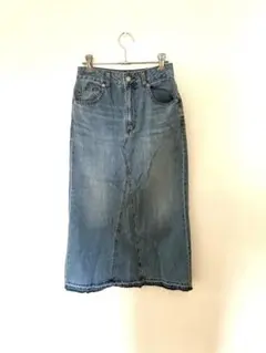 GU レディース　ロングスカート　デニム　S