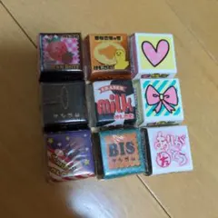 チロルチョコみたい☆パロディ6種類 DECOチョコ消しゴム3個 サカモトのサムネイル