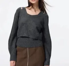 新品未使用　 2ピースタッチセーター