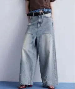 【即日発送】MAISON SPECIAL Baggy Denim Pantsのサムネイル