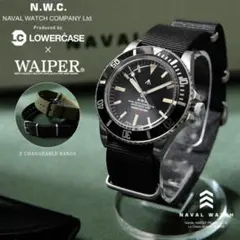 NAVAL WATCH ナバルウォッチ WAIPER別注 FRXE012 赤サブ - メルカリ
