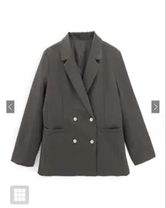 グレイル　ダブルボタンテーラードジャケット［al275］　チャコール　ジャケット