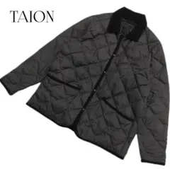 【XLサイズ】TAION　ダイヤモンドステッチ　ダウン　キルティングジャケット