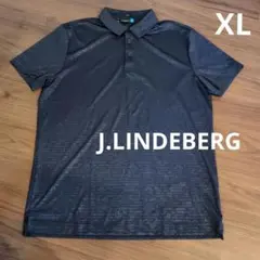 J.LINDEBERG ゴルフ メンズ 半袖ポロシャツ ネイビー XL