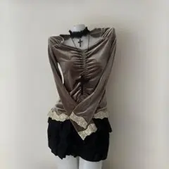 y2k00s fairygrunge coquette 森ガールトップス