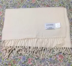 ザイノウエブラザーズ　ベビーアルパカマフラー　ホワイト