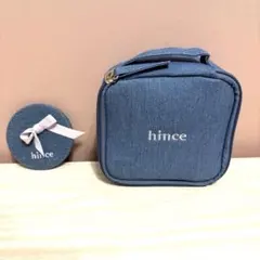 【新品】hince デニムブルー ポーチ リボン付きのサムネイル
