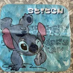 スティッチ ディズニー タオルハンカチ 100%コットン