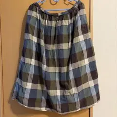 サマンサモスモスフレアスカート チェック柄