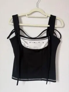 トップス ANDMARY Luca stitch tops Black andmary Luca stitch tops - メルカリ