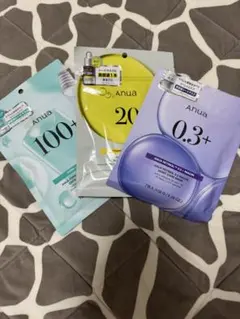 Anua シートマスク 100+ 20+ 0.3+ 3枚セット