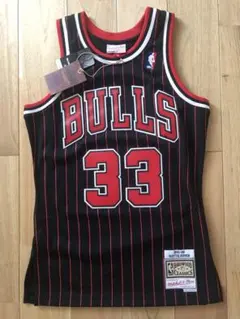 【S未使用タグ付】ピッペン mitchell&ness 95-96ユニフォーム