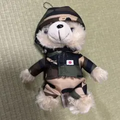 自衛隊 迷彩服 クマ ぬいぐるみ マスコットのサムネイル