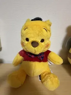 プーさん ぬいぐるみ 赤いシャツ 約30cm
