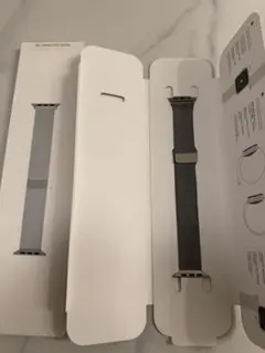 ミラネーゼループ 44mm シルバー Apple純正 箱着き