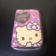 ハローキティ　ヒョウ柄　マルチケース　キーケース　レオパードピンク